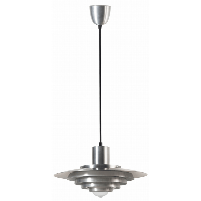 【LED】ペンダントランプ　form　F9-501SV　アルミ　直径34cm　LED電球付属