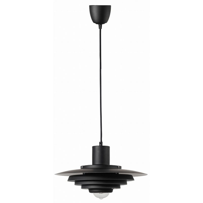 【LED】ペンダントランプ　form　F9-501BK　アルミ　直径34cm　LED電球付属