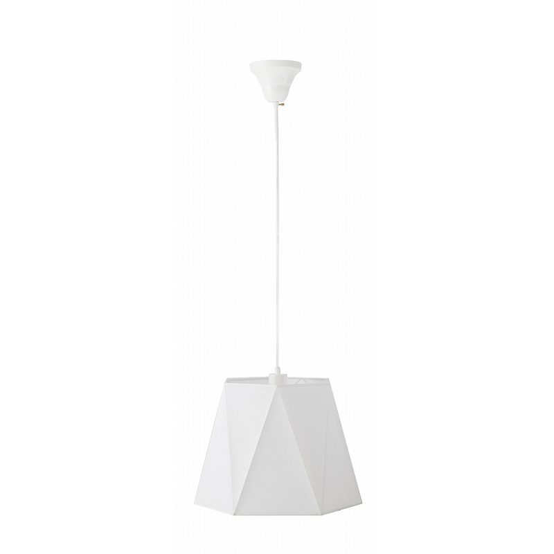 【LED】ペンダントランプ　form　F9-503WH　スチール/ポリエチレン生地　直径41cm　LED電球付属