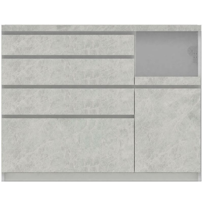 ダイニングカウンター120　CPA　ラインストーン・ブラックストーン・ハイマットベージュ・ハイマットブラック