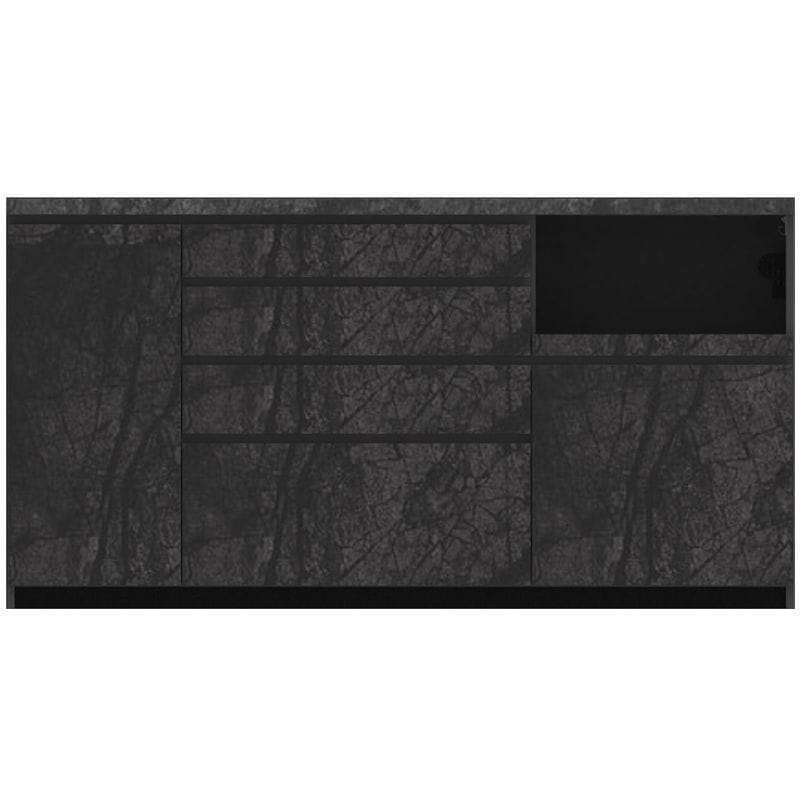 ダイニングカウンター180　CPA　ラインストーン・ブラックストーン・ハイマットベージュ・ハイマットブラック