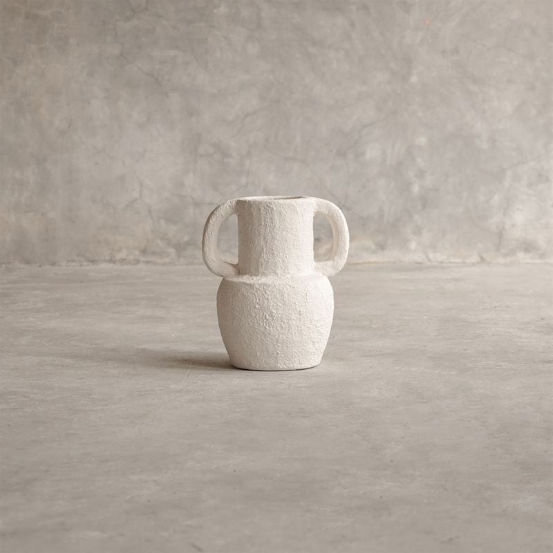 【ELEMENTS CONCEPT】Vase Hestia（ヘスティア）White　テラコッタ