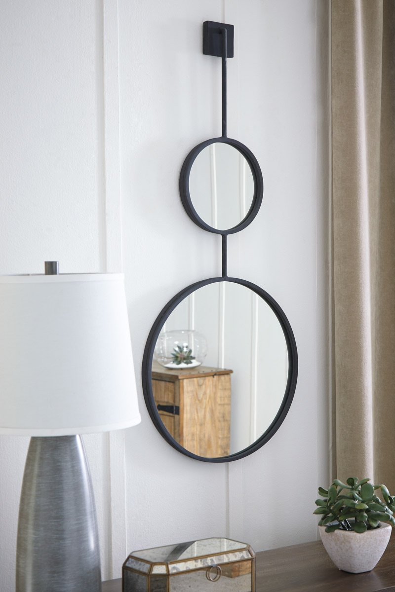 在庫限り廃番]【ASHLEY】 Brewer Accent Mirror ［size:W46 D5 H107cm