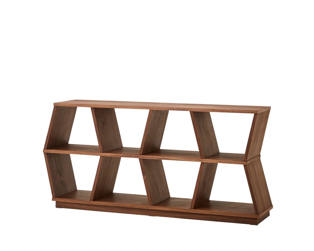 シェルフ HIVE 165ロー OAK(オーク)/WNT(ウォールナット) ルームディ