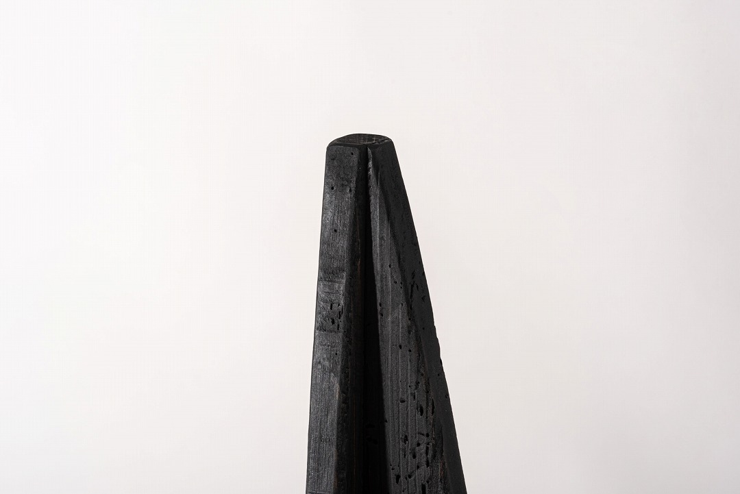 アートオブジェ　form　F9-213BK　幅15×高さ121cm　パイン古材