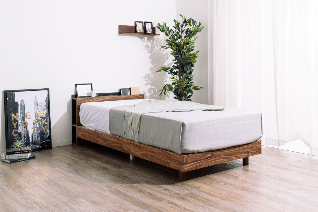 ベッドフレーム ジオ シングルサイズ ロータイプ/ハイタイプ選択可能