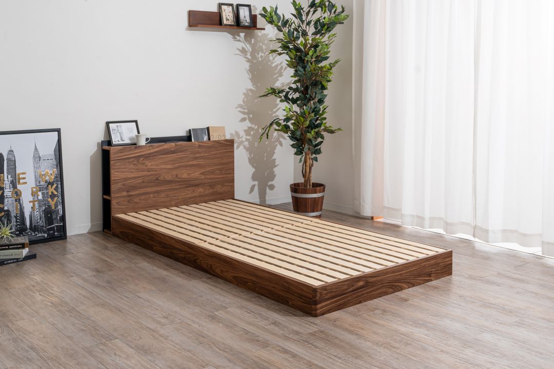 ベッドフレーム ジオ シングルサイズ ロータイプ/ハイタイプ選択可能