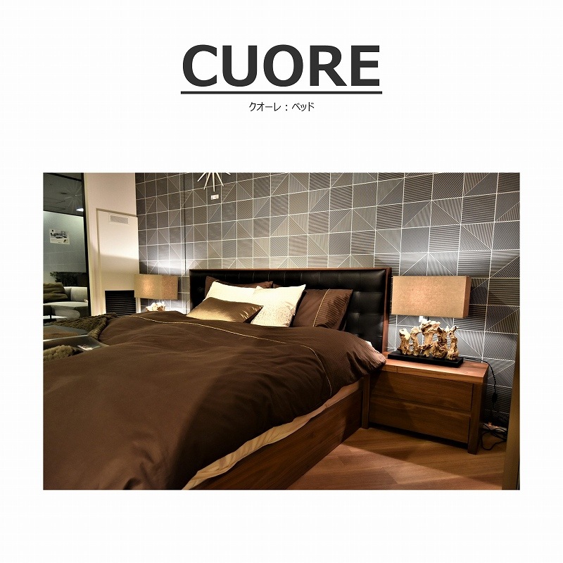 【songdreamオフィシャルショップ】CUORE（クオーレ）キングベッド/収納機能付き