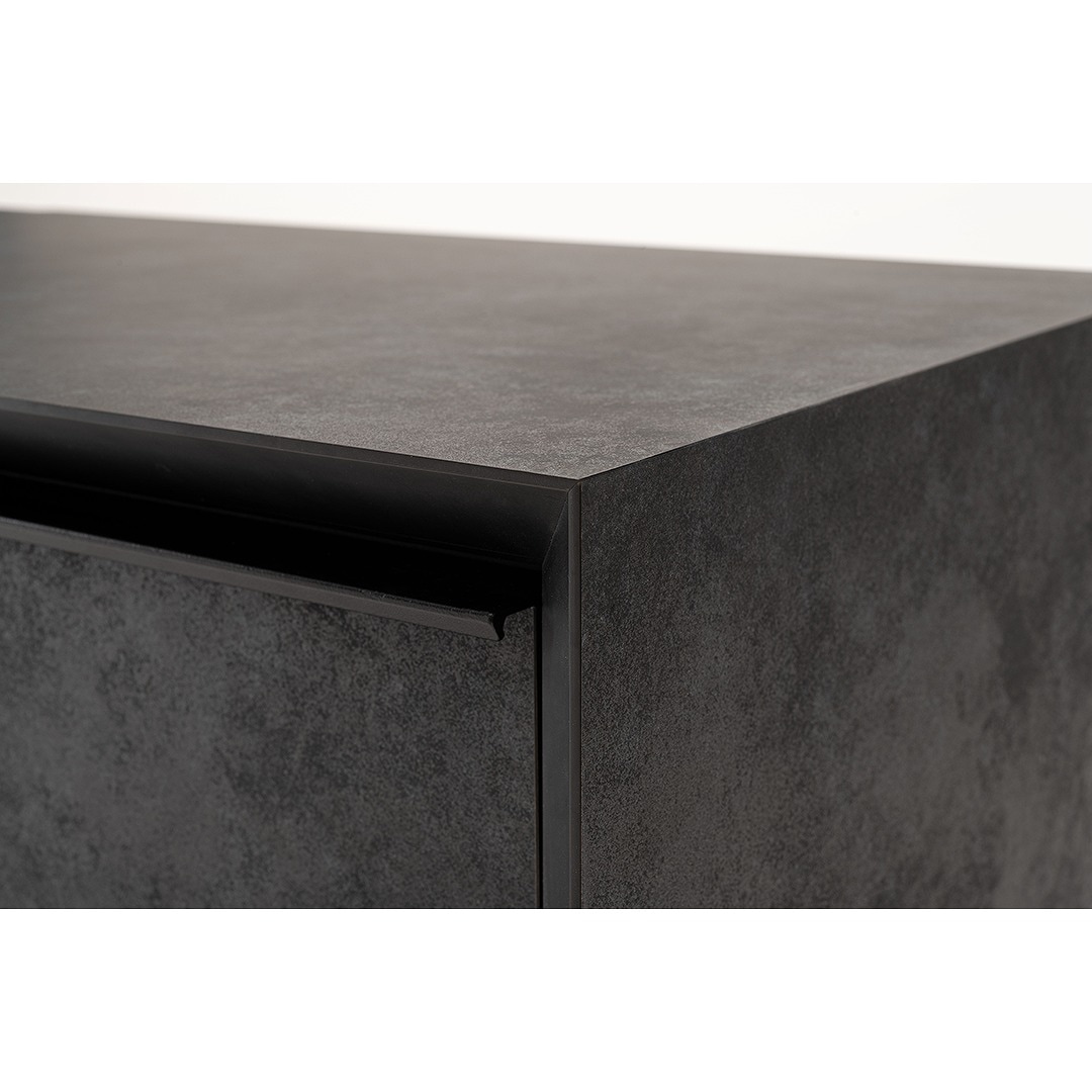 ローボード form F4-103 アルケミラローボード モルタル調石目柄