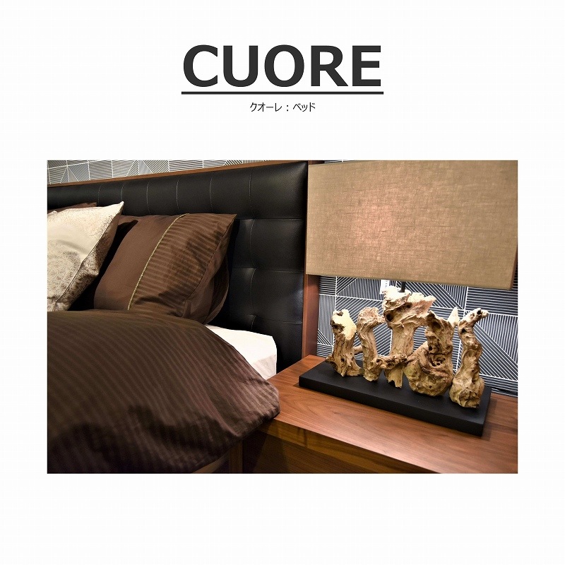 【songdream】CUORE（クオーレ）クィーンベッド/収納機能付き