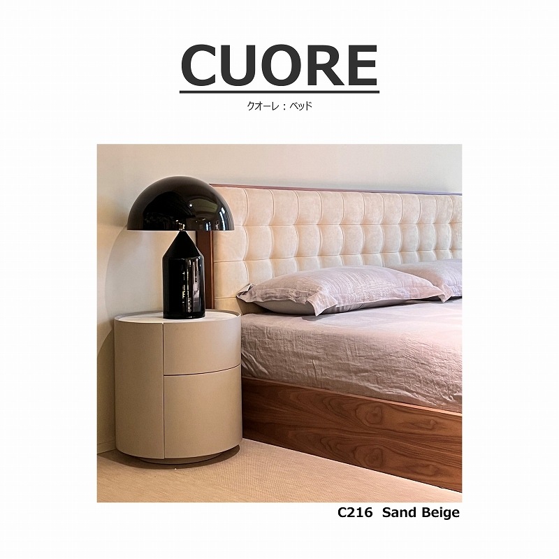 【songdream】CUORE（クオーレ）クィーンベッド/収納機能付き