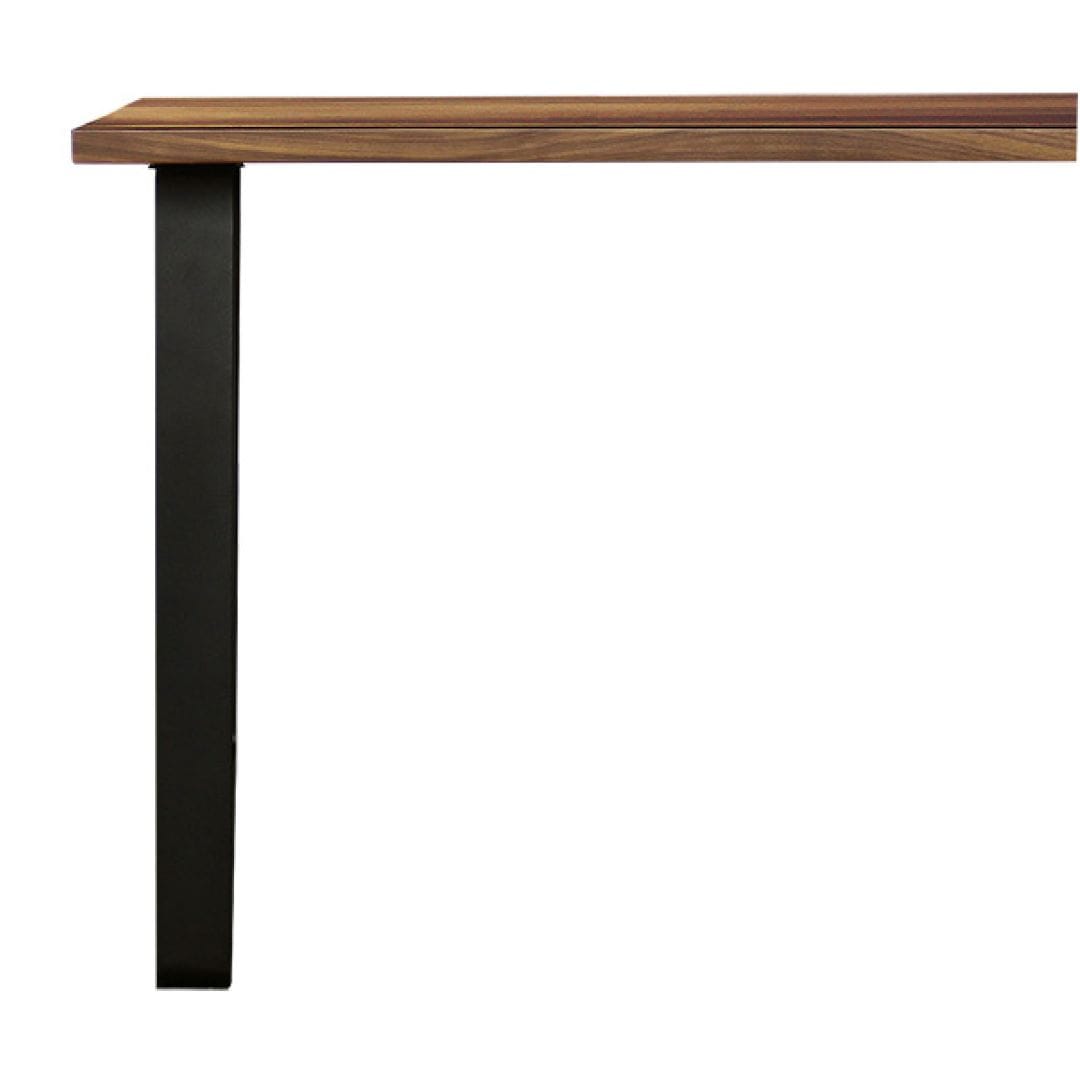 しゅん　ダイニングテーブル　ウォールナット　国産家具　鉄脚テーブル しゅん様専用 ダイニングテーブル ウォールナット 国産家具 鉄脚テーブル