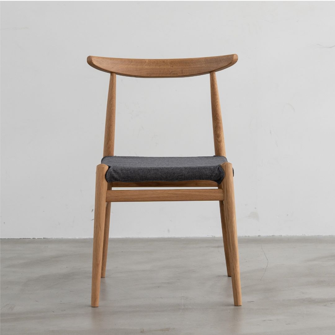 ダイニングチェア LYS(リス) オークナチュラル ファブリックカバー