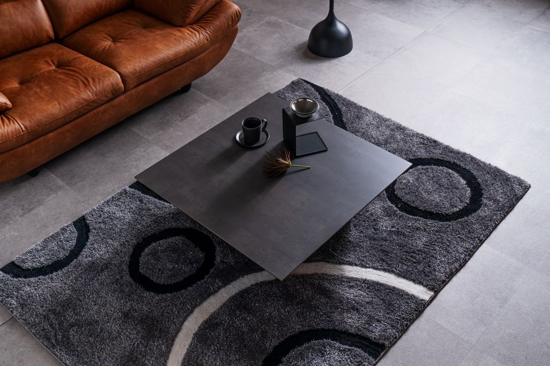 セラミック天板】リビングテーブル スプラ 引出し収納付き