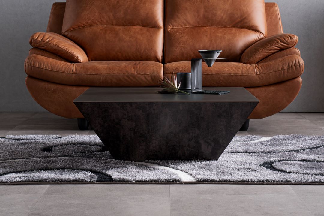 セラミック天板】リビングテーブル スプラ 引出し収納付き | テーブル