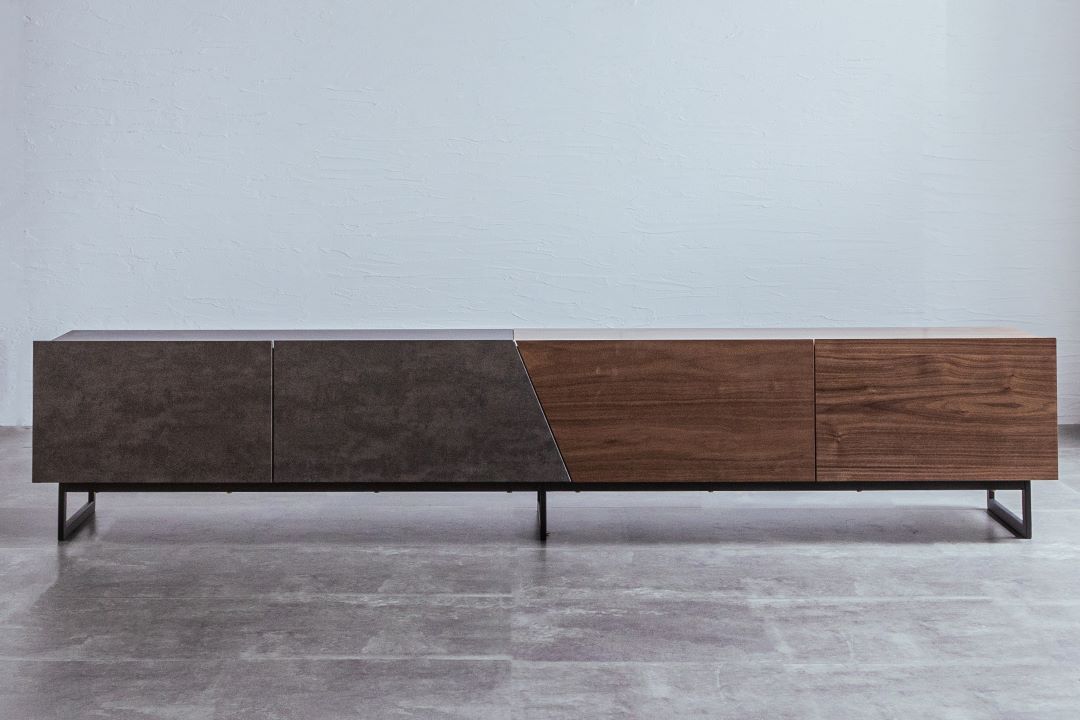 テレボート　カタログ TVボード スペル セラミック&突板 2トーンカラー 幅180・220cm