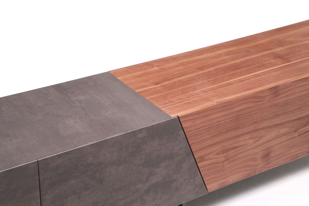 TVボード スペル セラミック&突板 2トーンカラー 幅180・220cm