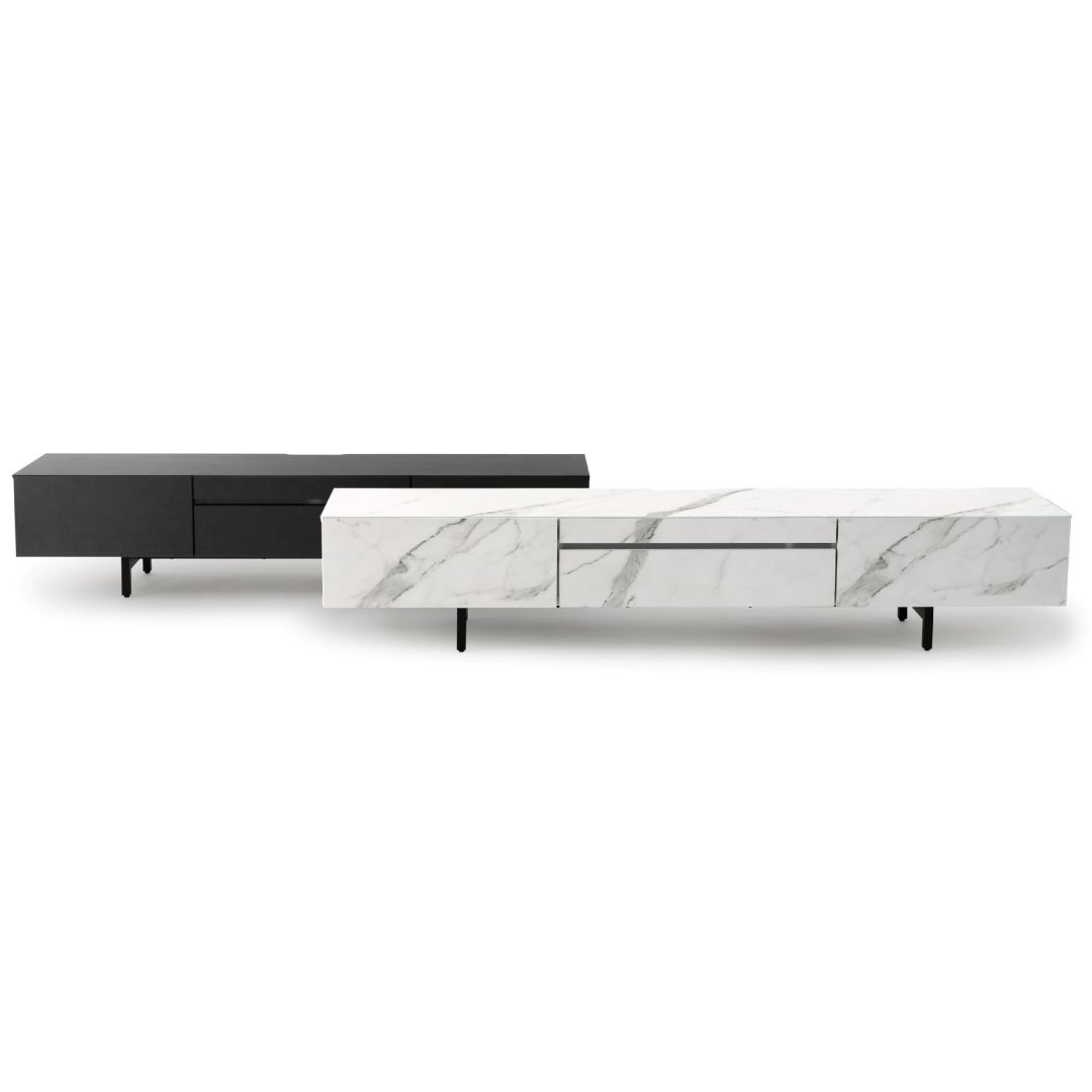 ホワイト テレビ台 幅150cm TVボード セス 幅150・180・210cm CERA色(セラミック柄)/WH色(石