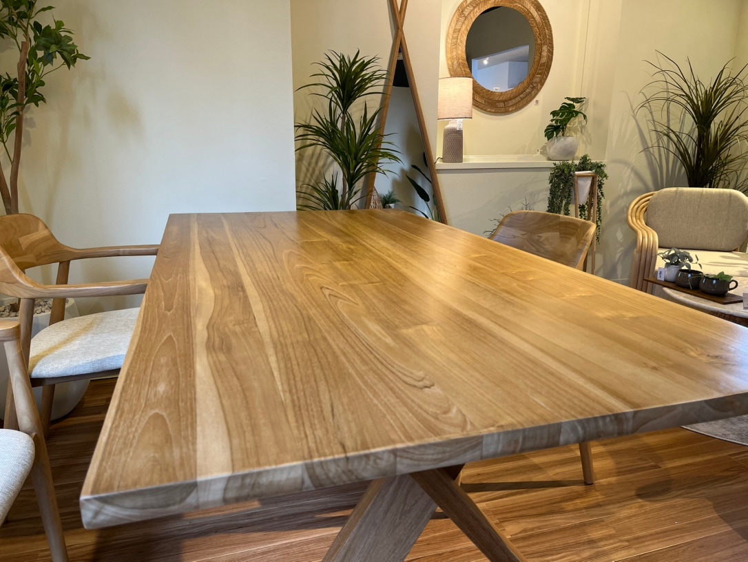 【ELEMENTS CONCEPT】Dining Table　Erik(エリック)　幅180cm　チークウッド　ジャパンディ