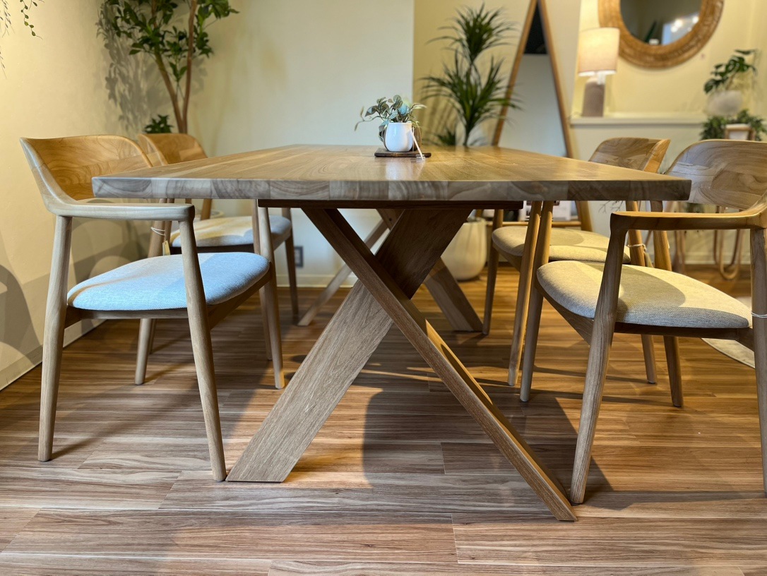 【ELEMENTS CONCEPT】Dining Table　Erik(エリック)　幅180cm　チークウッド　ジャパンディ