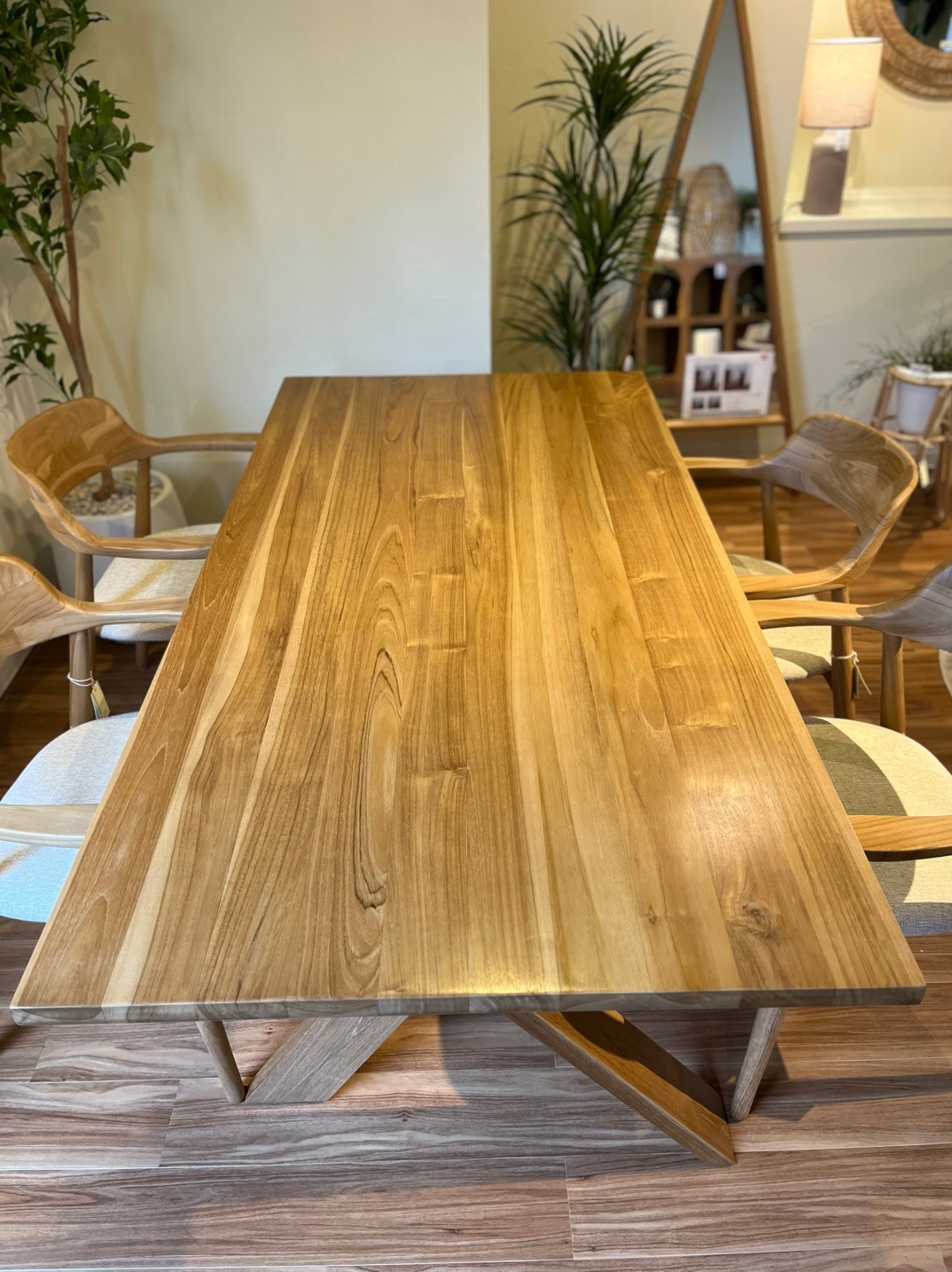 【ELEMENTS CONCEPT】Dining Table　Erik(エリック)　幅180cm　チークウッド　ジャパンディ