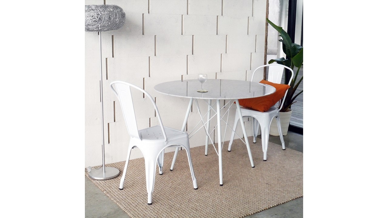 訳あり品　写真をご確認 ホワイト円形テーブル 70cm TBL01-05 ホワイト円形テーブル 70cm 訳あり品 写真をご確認 TBL01-05