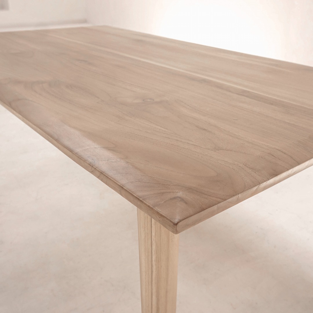 【ELEMENTS CONCEPT】Dining Table　Prague(プラハ)　幅150cm　チークウッド　ジャパンディ