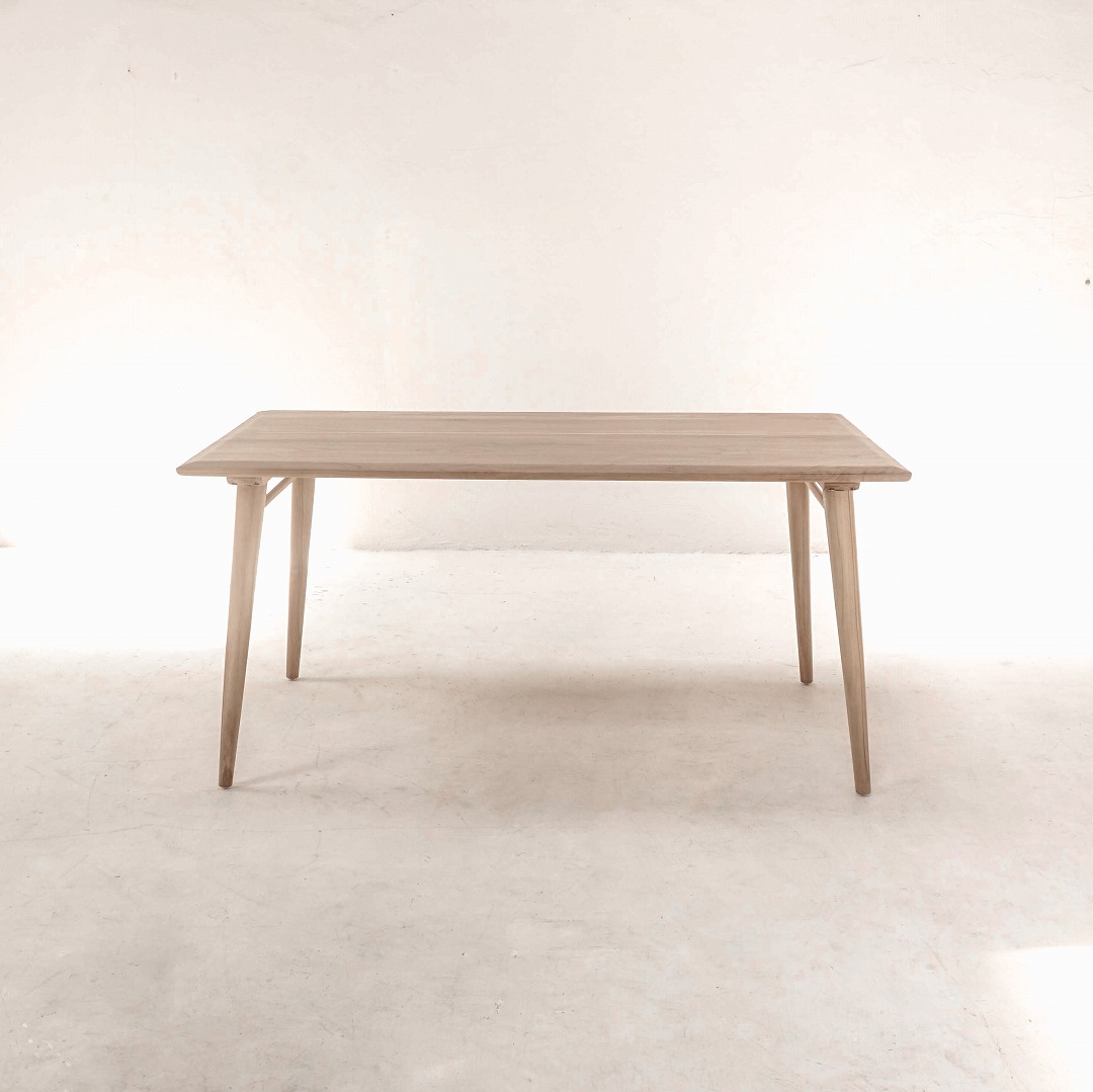 【ELEMENTS CONCEPT】Dining Table　Prague(プラハ)　幅150cm　チークウッド　ジャパンディ