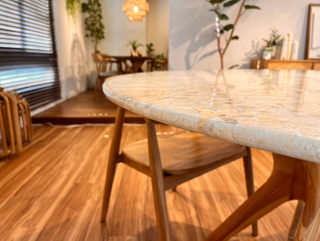ELEMENTS CONCEPT】Dining Table Xavier（ザビエル） 直径120cm/直径