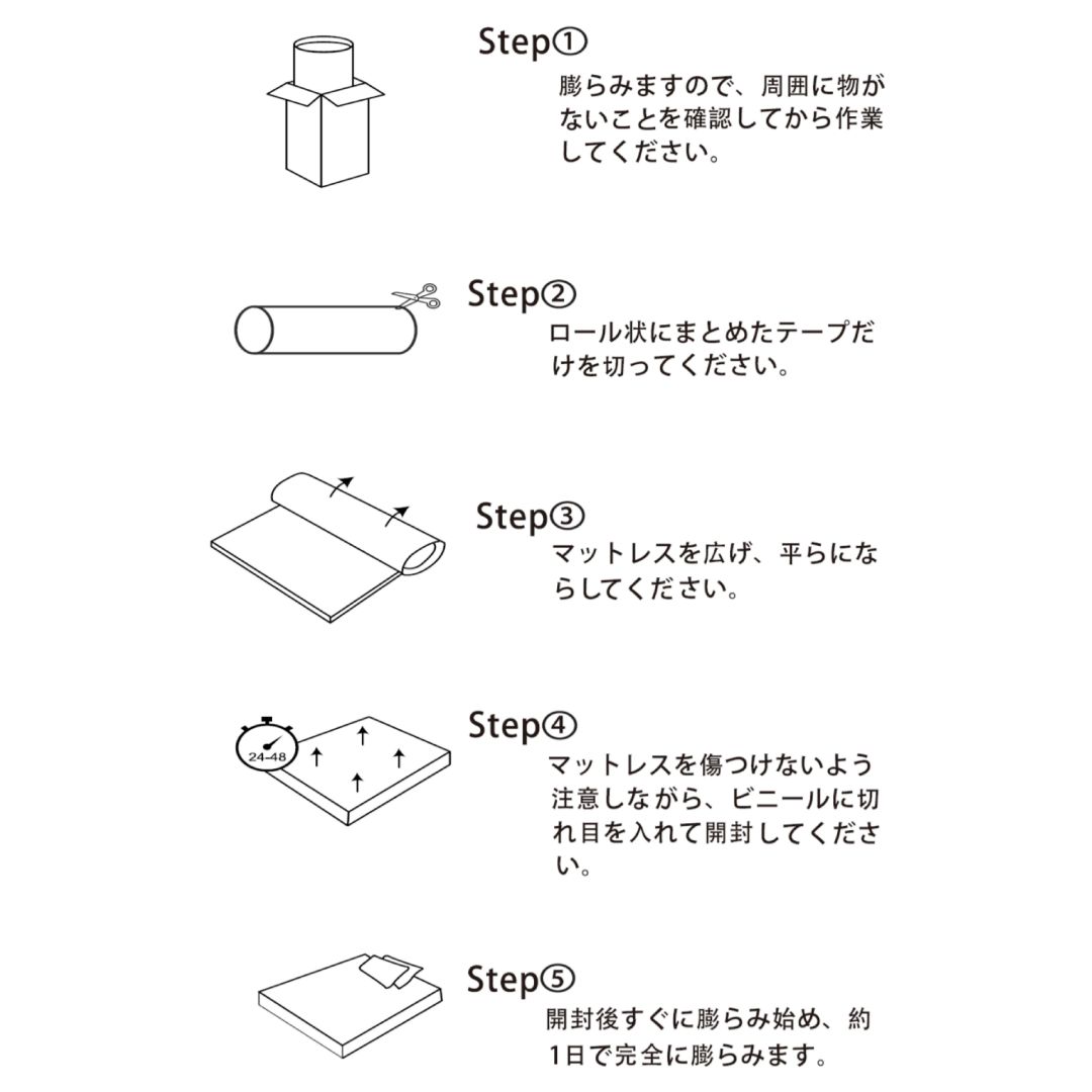 圧縮マットレス　ヴィーナス　HSF-M001　JPサイズ　高密度ポケットコイル　並行配列　ジャンプキルト