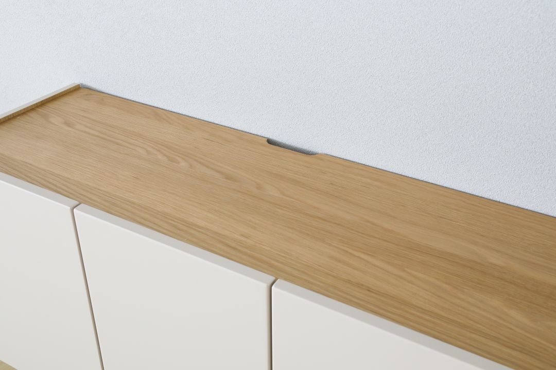 ぽてページ サイドボード NUVO 幅120・160cm TOPE色/BE色 | 収納家具,サイドボード