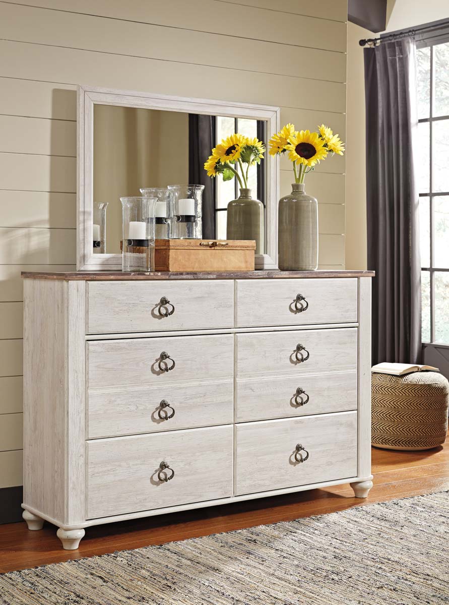 【ASHLEYオフィシャルショップ】Willowton Dresser  ［size:W155 D40 H103cm］B267-31