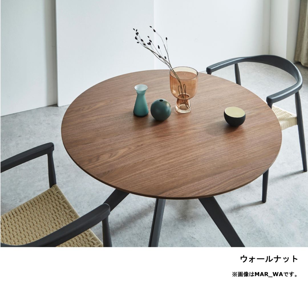 円形ダイニングテーブル MAR_EA 直径100・110・120cm オーク
