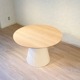 円形ダイニングテーブル　MAR_EA　直径100・110・120cm　オーク突板・ウォールナット突板