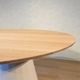 円形ダイニングテーブル　MAR_EA　直径100・110・120cm　オーク突板・ウォールナット突板