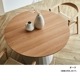 円形ダイニングテーブル　MAR_WA　直径100・110・120cm オーク・ウォールナット