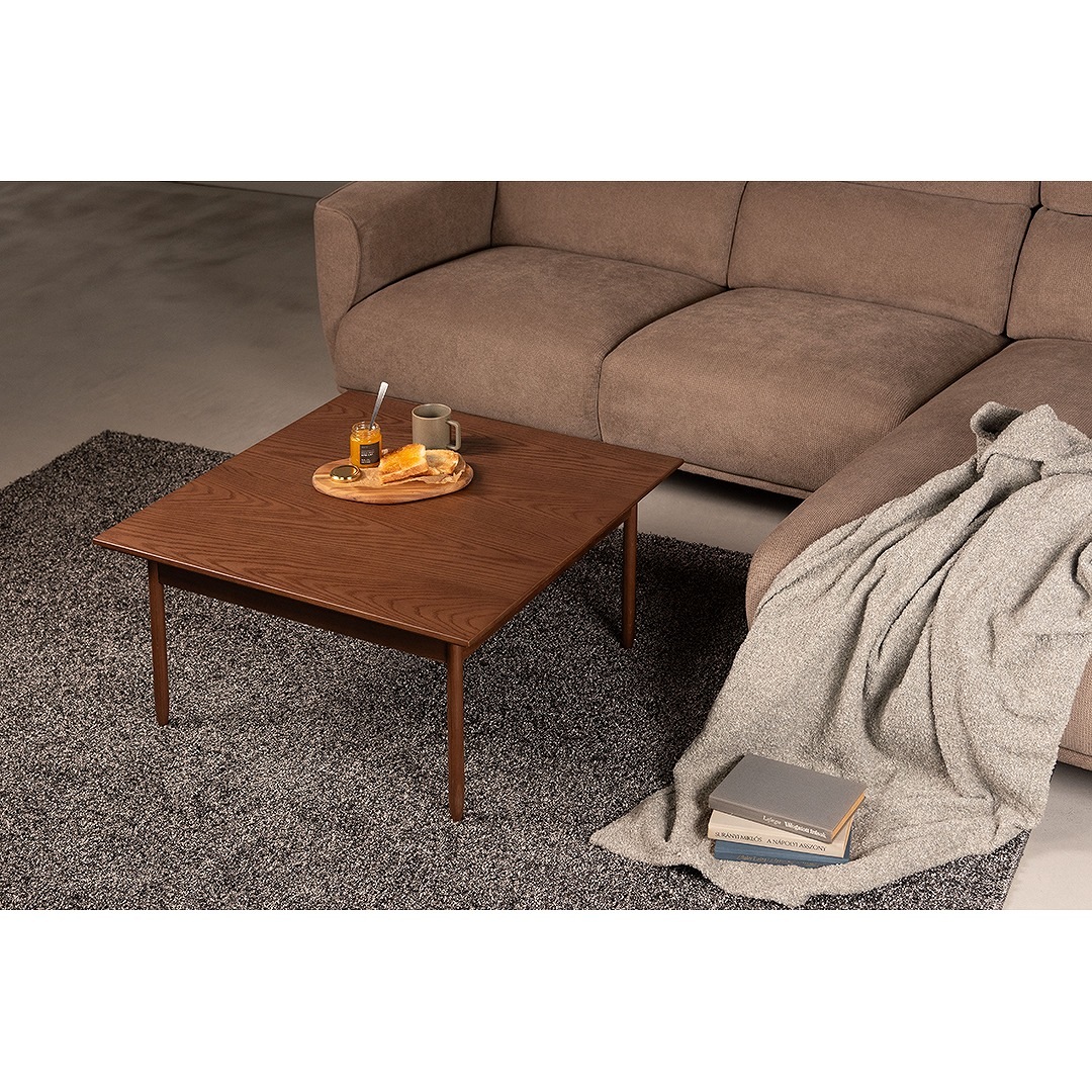 リビングテーブル(正方形)　form　F3-108　サントリナテーブル　オーク材/ナチュラル色・ブラウン色