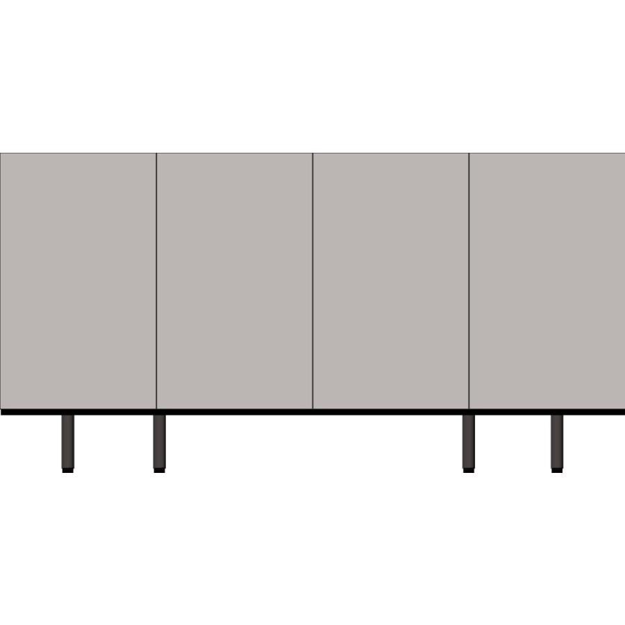 パモウナ チェスト サイドボード リビングボード CE 幅160cm 開き扉