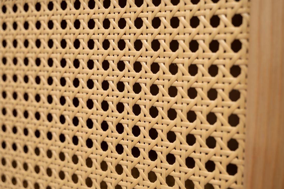 キャビネット　form　F5-101NA　ガモットキャビネット　人口ラタン アッシュ天然木