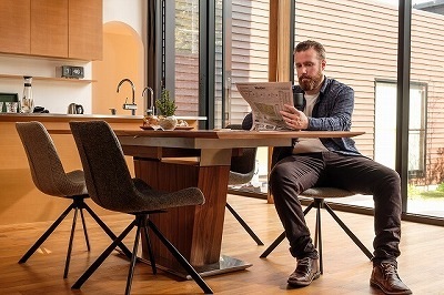 【songdream】VIOLA(ヴィオラ)回転式ダイニングチェア