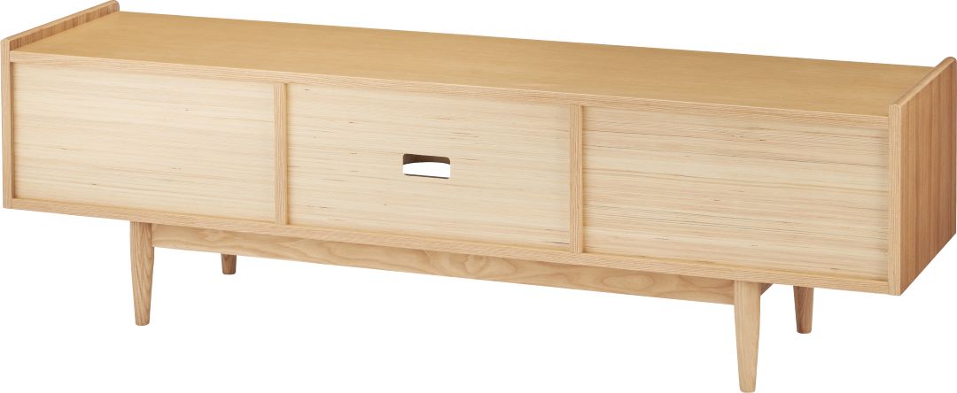 ローボード　form　F4-101NA/F4-102NA　ガモットローボード　人口ラタン アッシュ天然木