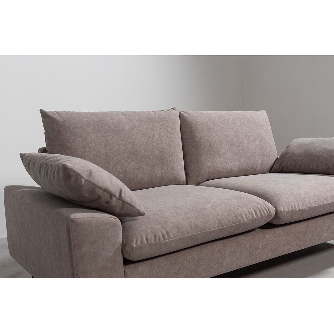 2人掛けソファ　form　F1-108　バーベナソファ　LGY・SGY色　ペット対応生地　幅157cm