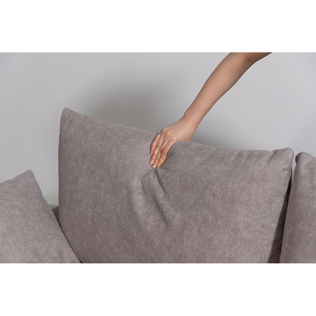 2人掛けソファ　form　F1-108　バーベナソファ　LGY・SGY色　ペット対応生地　幅157cm