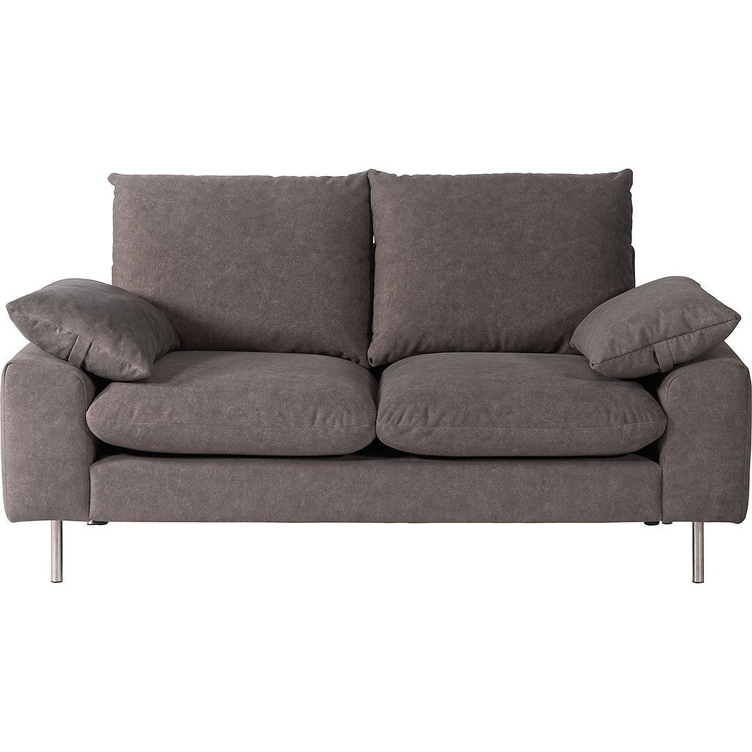 2人掛けソファ　form　F1-108　バーベナソファ　LGY・SGY色　ペット対応生地　幅157cm