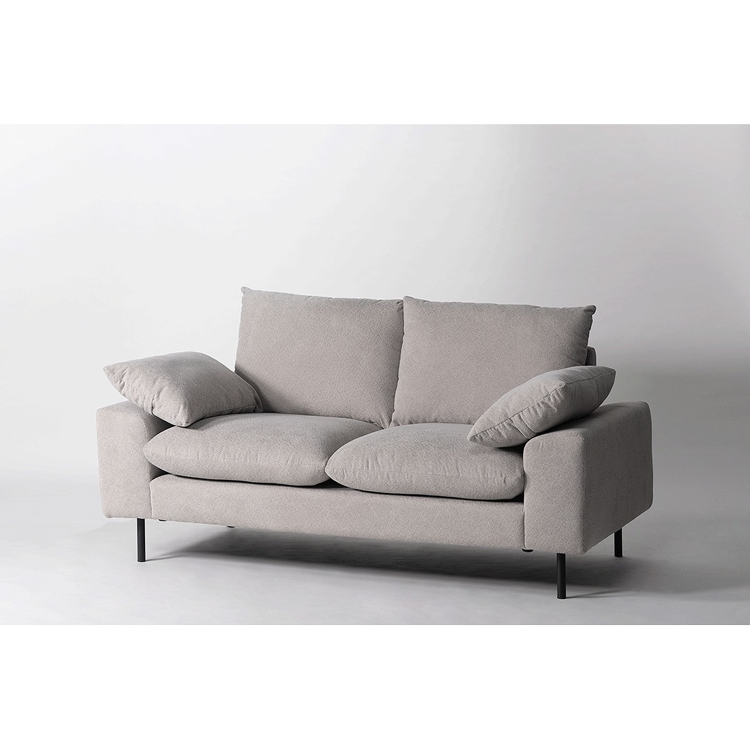 2人掛けソファ　form　F1-110　バーベナソファ　LGY・DGY色　幅157cm