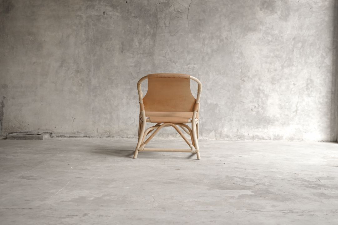 ELEMENTS CONCEPT】Lounge Chair Cordoba（コルドバ） ラタン/レザー