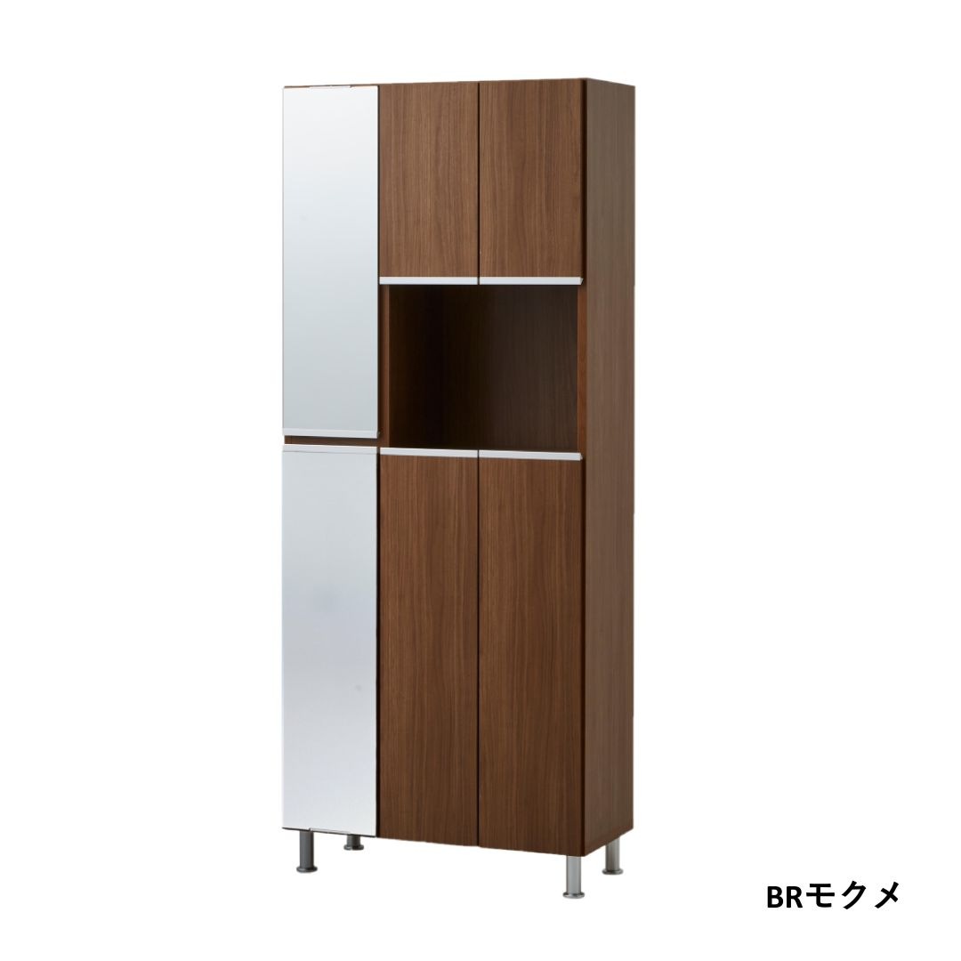 シューズボックス リアル 75ハイ 姿見タイプ 幅75cm