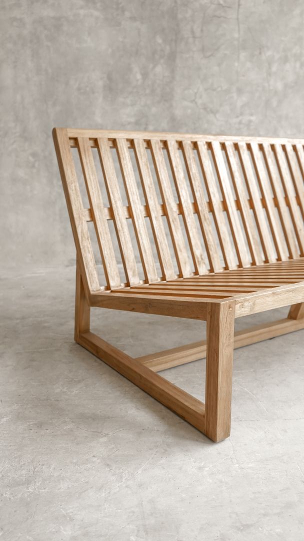 【ELEMENTS CONCEPT】Sofa Lego(レゴ)　チークウッド/ファブリック　ジャパンディ