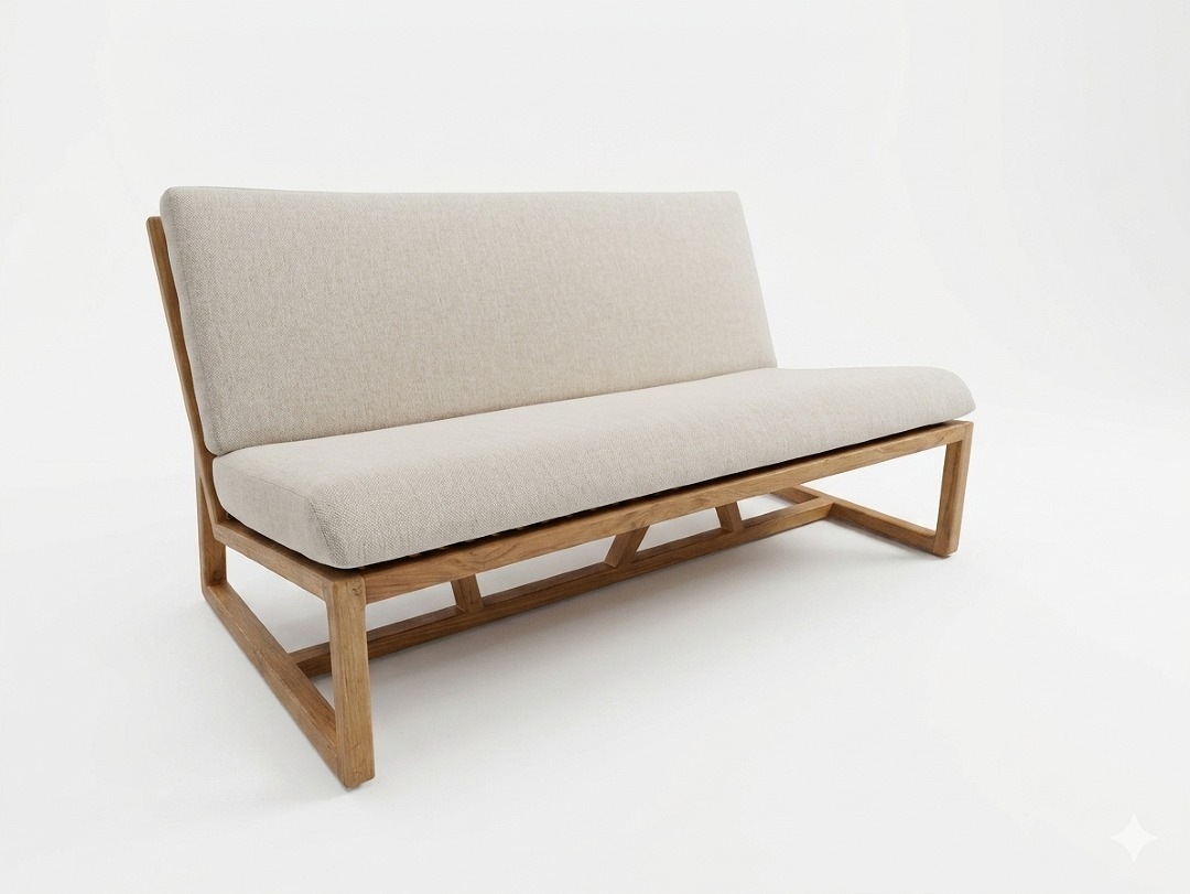 【ELEMENTS CONCEPT】Sofa Lego(レゴ)　チークウッド/ファブリック　ジャパンディ