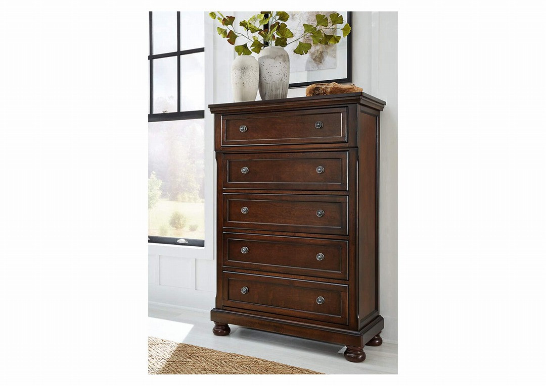 ASHLEY】Porter Chest ［size:W101 D46 H147cm］ B697-46 | 収納家具 